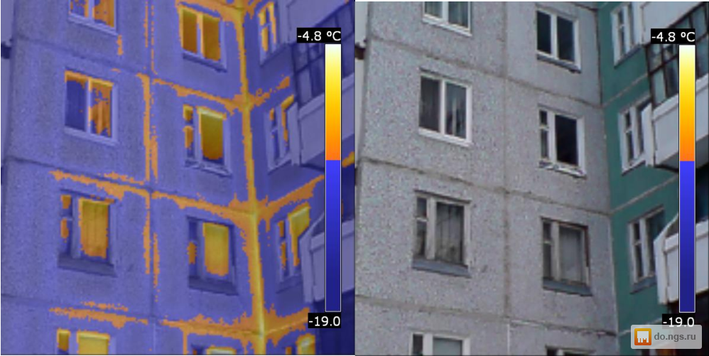 Тепловизор панельный дом. Панельный дом через тепловизор. Тепловизор хрущевка. Тепловизионная съемка панельного дома.