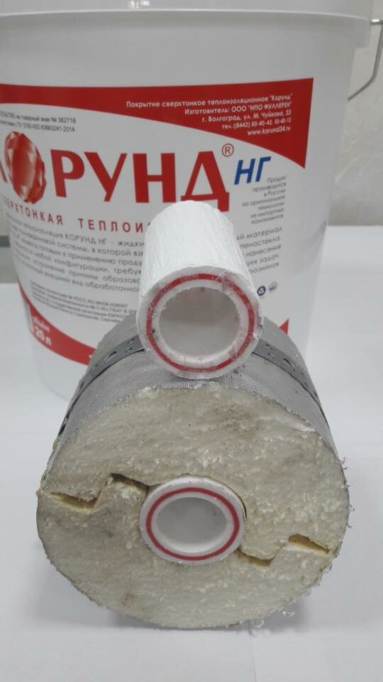 Корунд изоляция: Сверхтонкая теплоизоляция корунд, краска КОРУНД ...