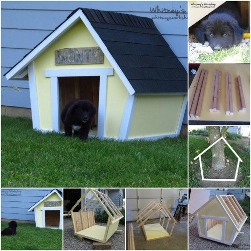 Crooked Fun - 15 Brilliant DIY Dog Houses With Free Plans For Your Furry Companion