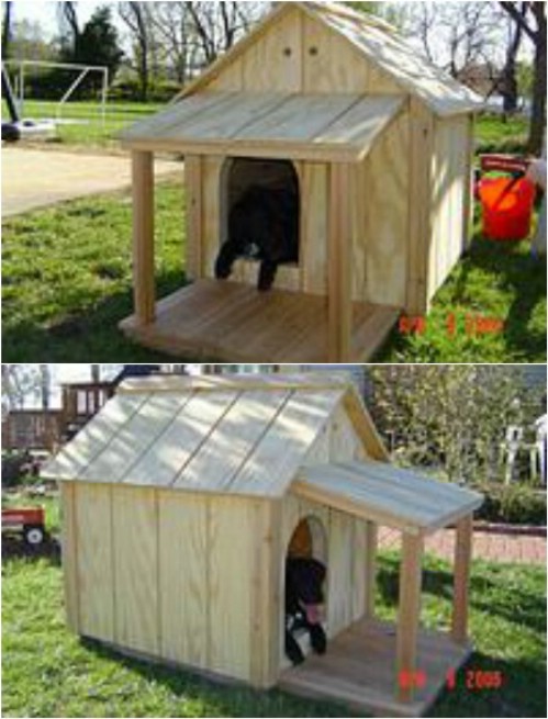 Keep it Traditional - 15 Brilliant DIY Dog Houses With Free Plans For Your Furry Companion