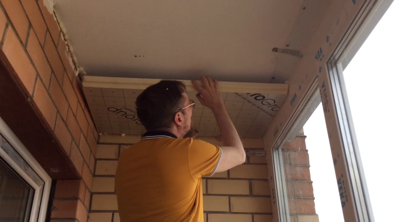 Как закрепить пеноплекс на потолке: Как крепить пеноплекс к потолку из .