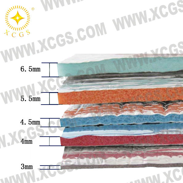 Australian standards reflective foam foil thermal insulation construction materials 5mm 6.5mm 7mm 8mm thickness for house