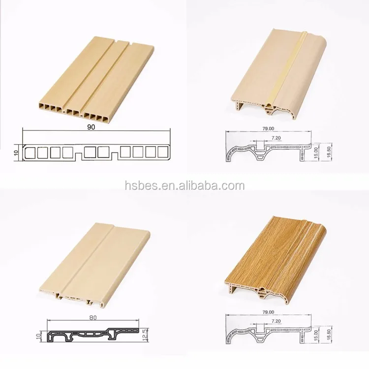 Heat Insulation Base WPC Skirting Board Heater Covers
