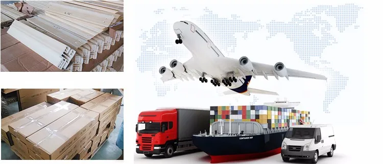 Heat Insulation Base WPC Skirting Board Heater Covers