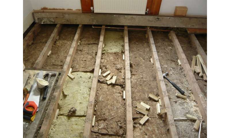 Credit: Jessica Spengler/Flickr Ground-floor insulation can reduce floor heat loss by up to 92 percent