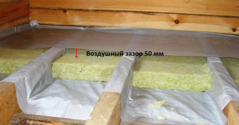 Воздушный зазор необходим для естественного вывода влаги из утеплителя