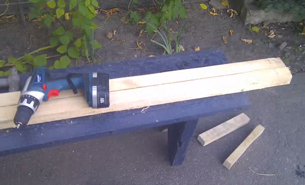 Разметка и резка брусков