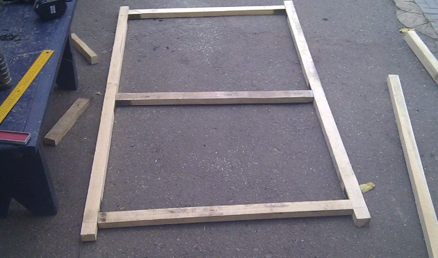 Изготовление рамы днища
