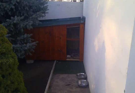 Крыша дополнительно зашита листом кровельного железа и окрашена