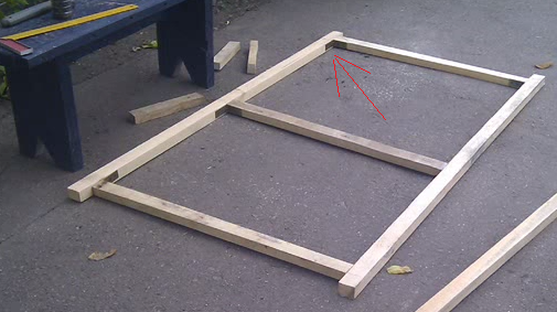 Изготовление рамы днища