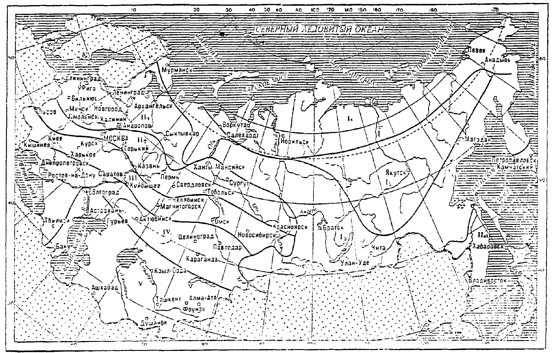 Климатология карта сп