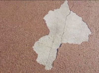Flaking Concrete